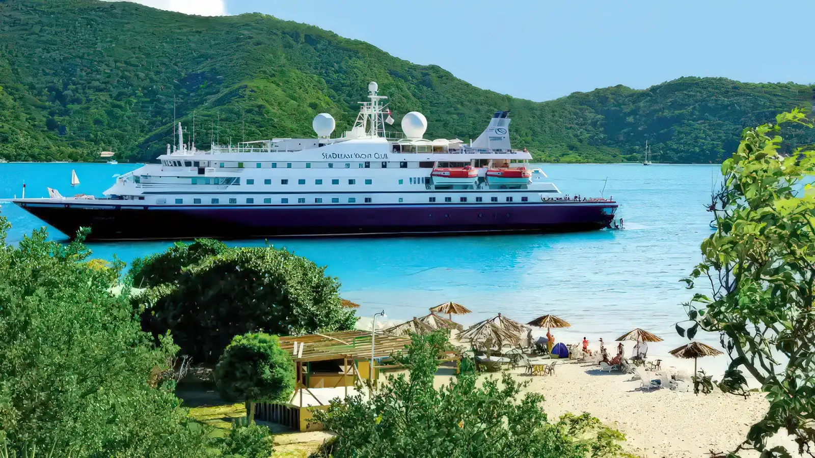 Seadream Yacht Club beach