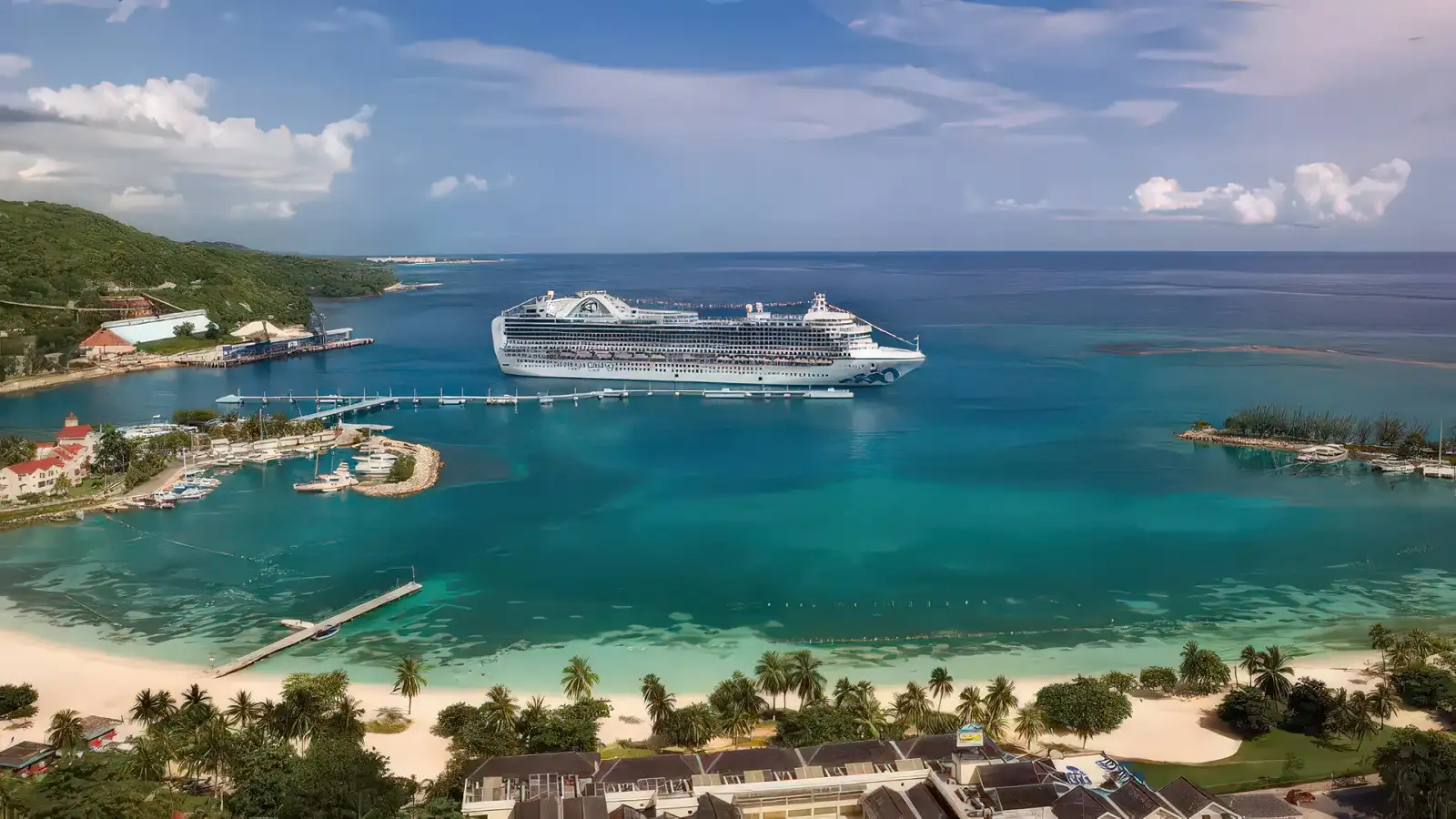 princess caribbean beach