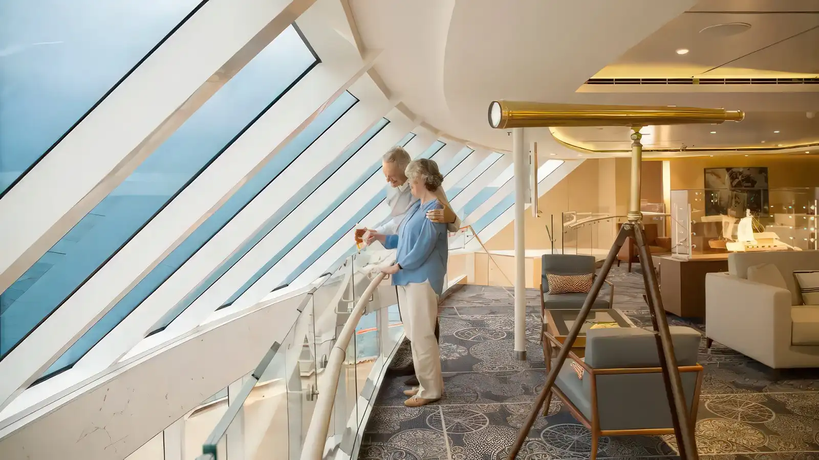 viking ocean explorers lounge
