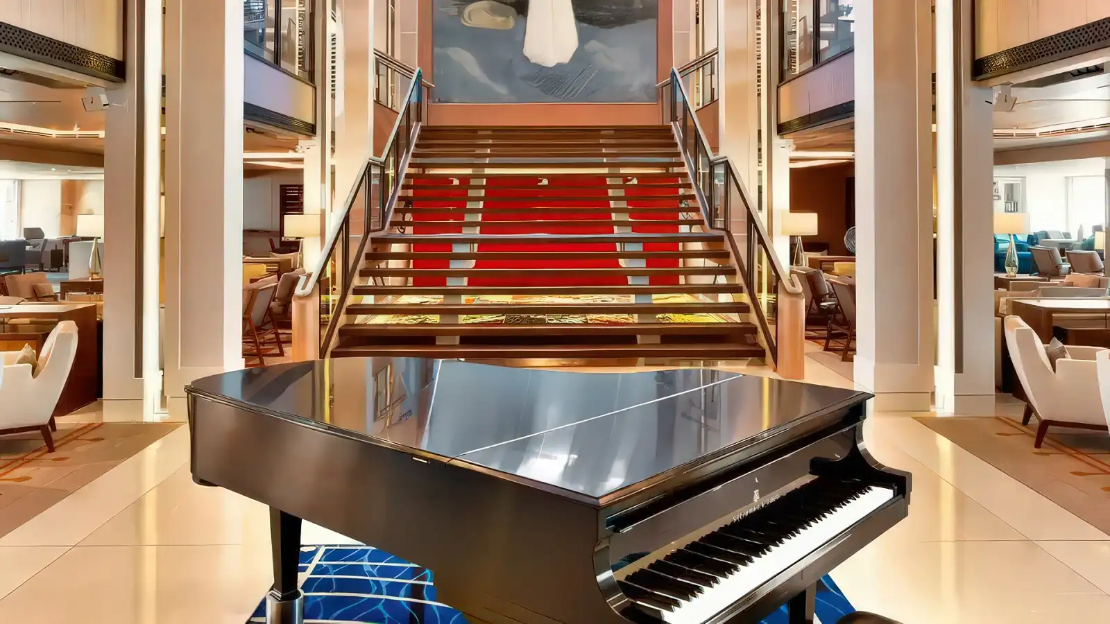 viking ocean piano