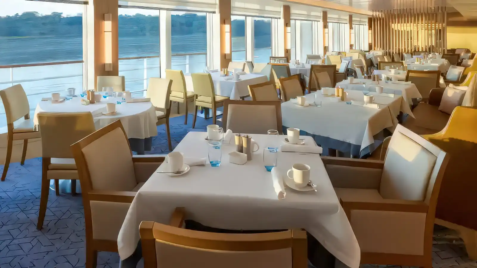 viking river dining